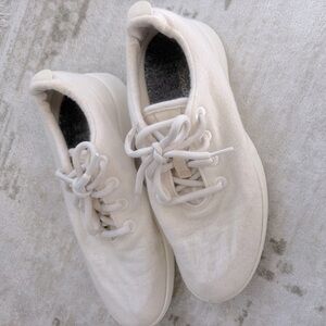 Allbirds Women's Wool Runners - Natural White (Cream Sole) - 8